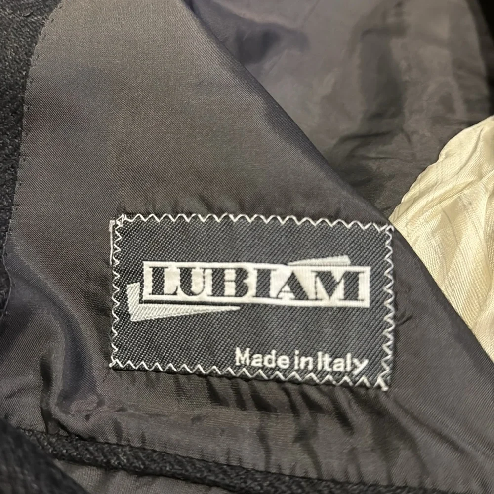 Lubiam Men’s Suit Jacket Plaid Cashmere Stuart Chicago Made in Italy
